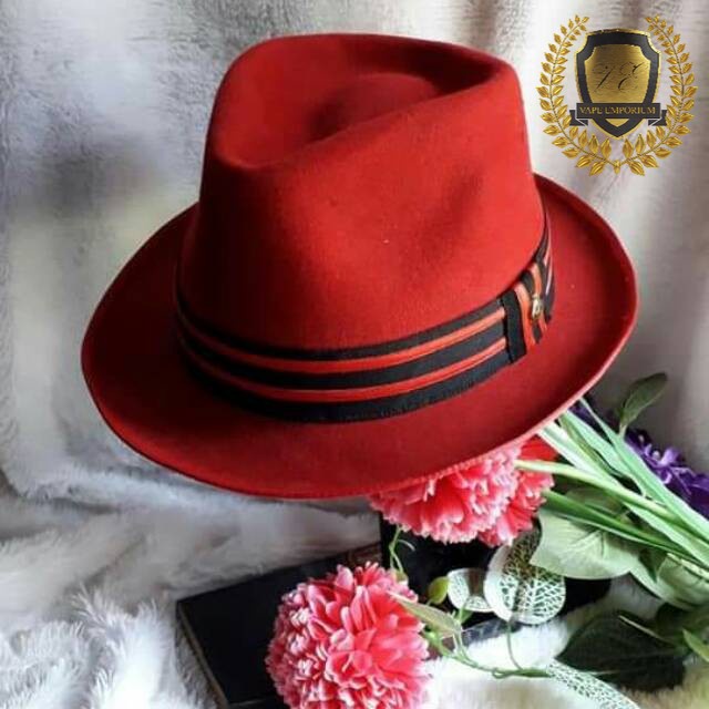 TOPI LAKEN ORIGINAL FEDORA - TOPI TOMPI - TOPI FEDORA - TOPI PRIA IMPOR