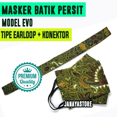 Masker Evo Persit Masker 3D Persit Masker Persit Masker Batik Persit