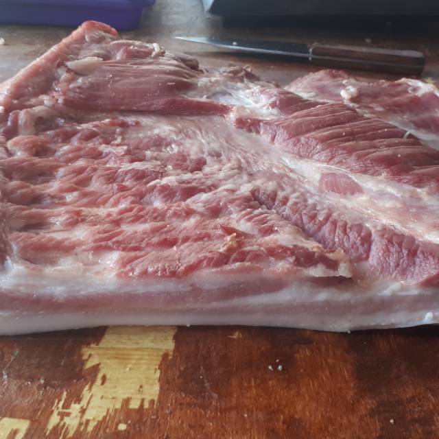 

Pork belly / samcan babi murni