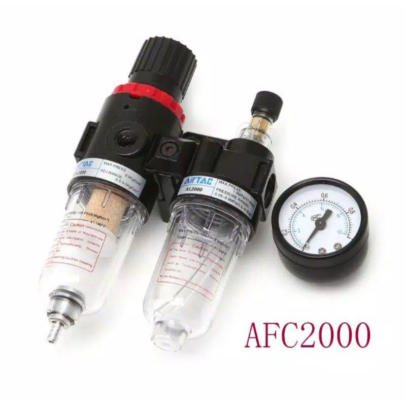 Mini Air Filter Control Regulator Double MOLLAR 1/4" Filter Compressor Dobel