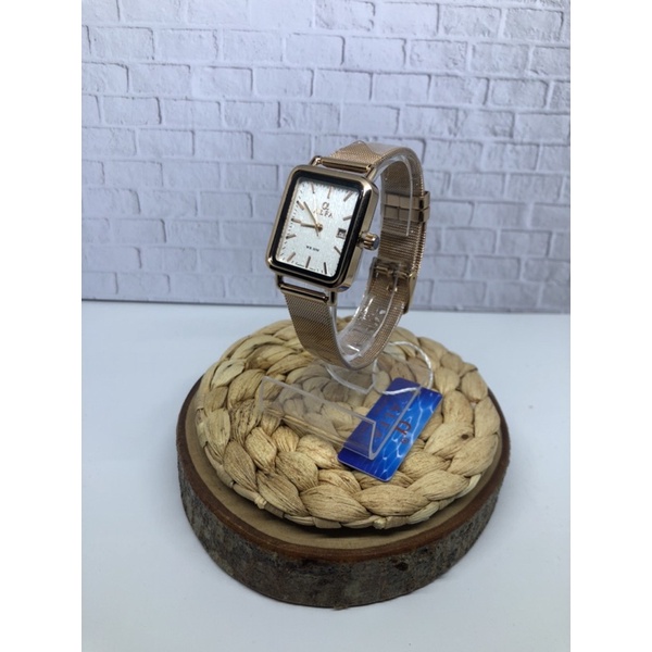 Jam tangan WANITA ALFA RANTAI PASIR 88143L ORIGINAL 1000%