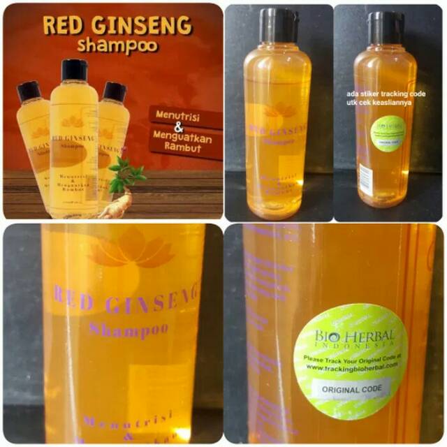 SEPAKET RED GINSENG SHAMPOO + HAIR TONIC BPOM ORIGINAL