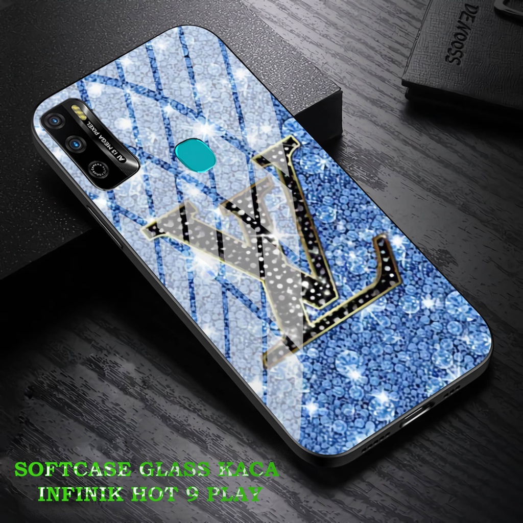 Softcase Glass Kaca Infinik Hot 9 Play - Case Hp Pelindung Handphone Infinik Hot 9 Play [ A25].