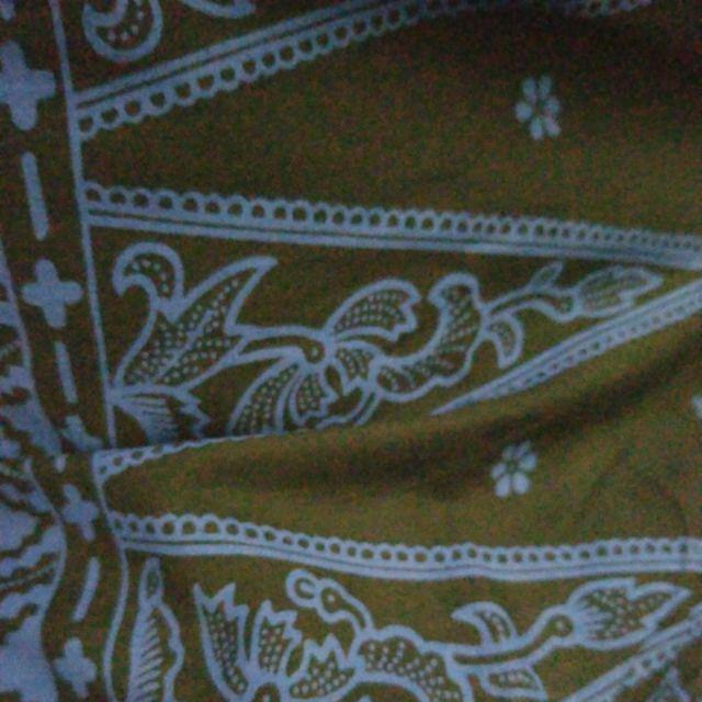 Kemeje Batik Baduy Tapak Kebo Biru Lengan Panjang