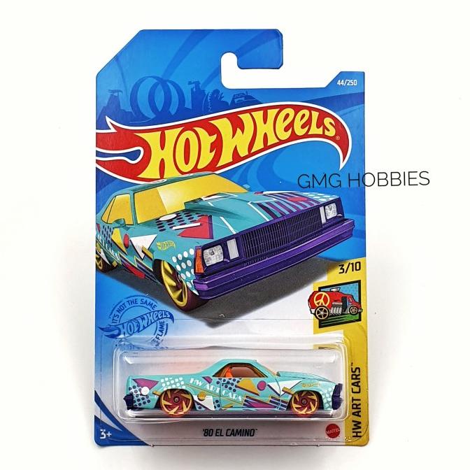 J 2021 '80 EL CAMINO HW ART CARS HOTWHEELS HOT WHEELS DIECAST MOBIL