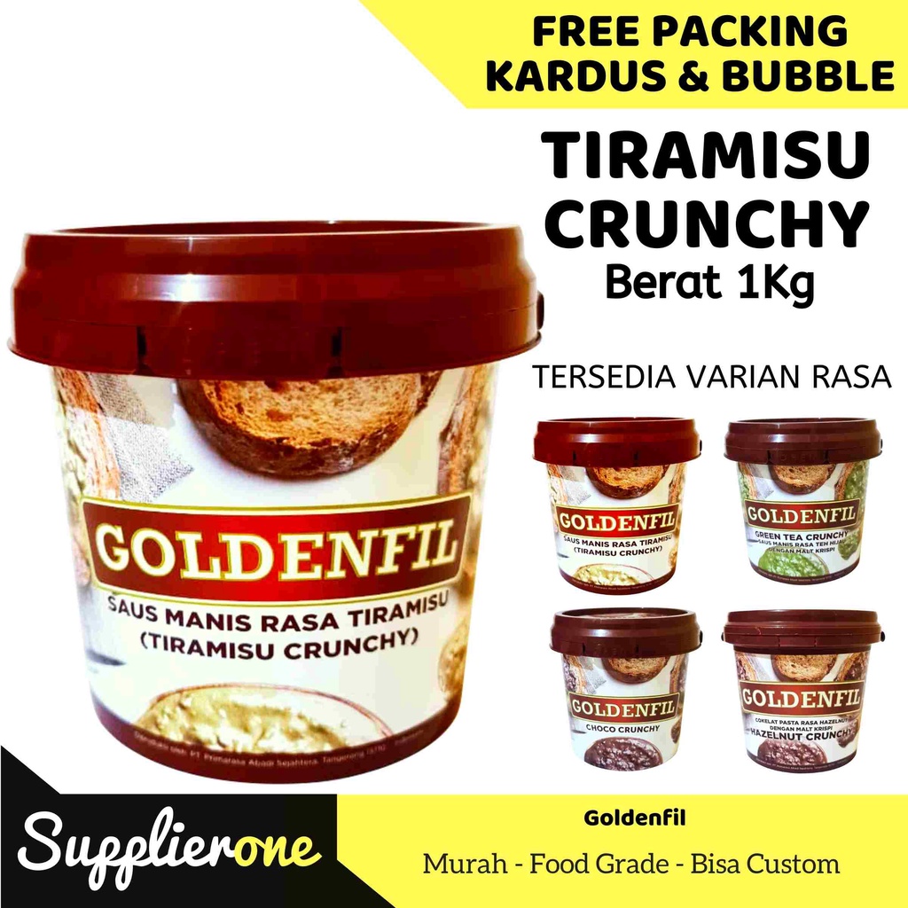 

Bny31 Goldenfil Strawberry / Selai Roti Bakar / Toping Roti / Selai Roti / Selai Coklat /Olesan Roti