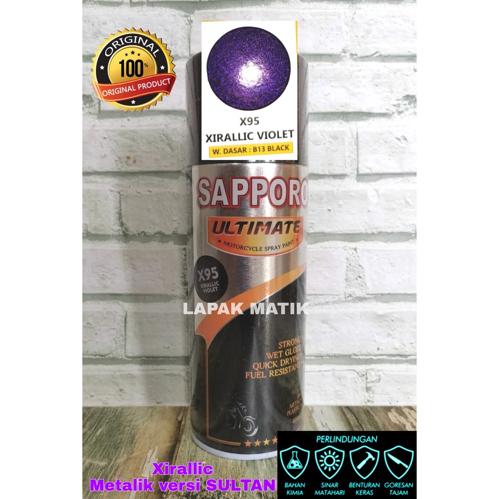 Pilok Xirallic Violet Ungu Sapporo Ultimate X95