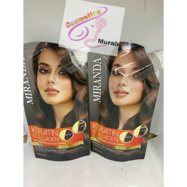 (i,ex) MIRANDA HAIR MASK KERATIN PRO KEMASAN SACHET 30 GR - KERATIN PRO COLLAGEN MIRANDA