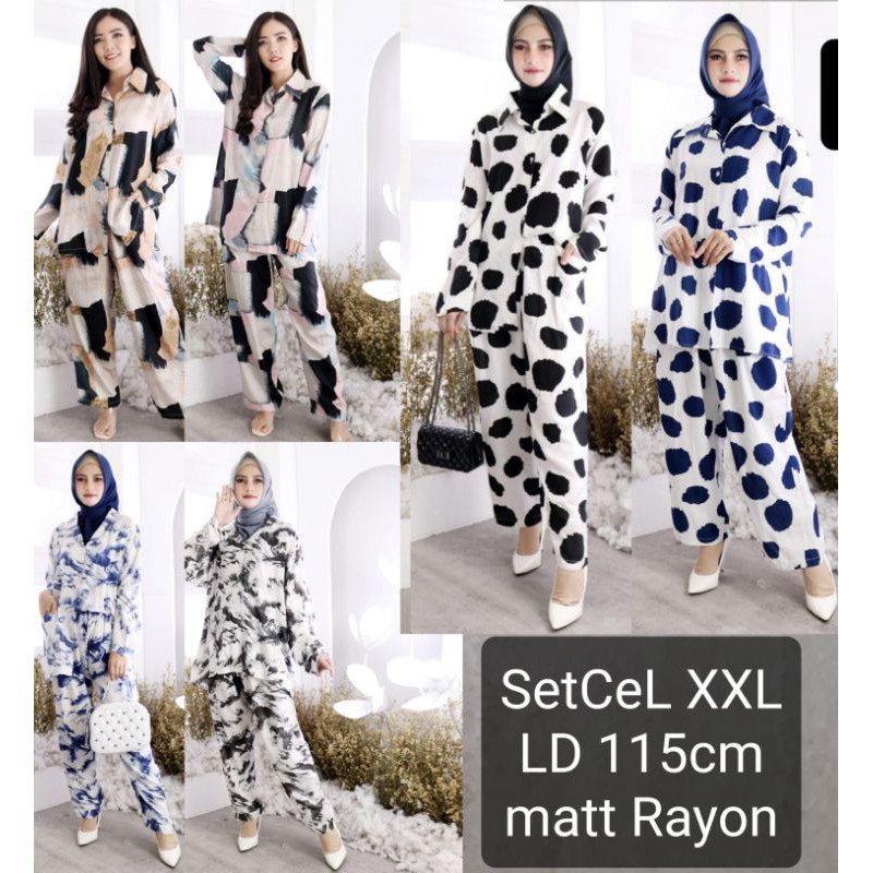 JOSJOLI_STORE/Piyama PP Mimi, Leona, Faliya, Reva/Pakaian Tidur Wanita Dewasa XXL