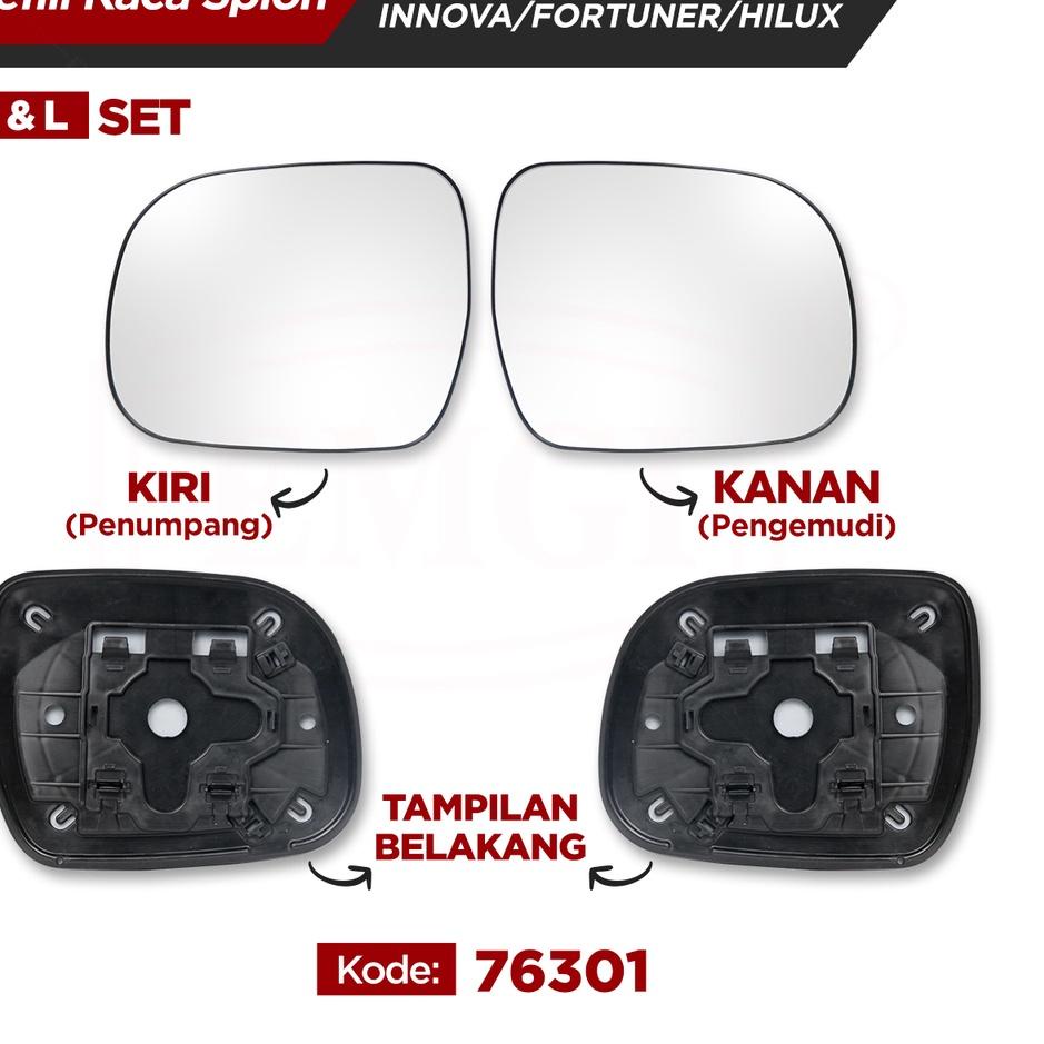 Kualitas Terupdate Kaca Spion Refill - Spion Mobil Innova / Fortuner / Hilux - 76301