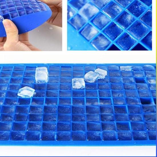 ✺ Cetakan Es Batu Silikon Anti Pecah 160 Cube/Cetakan Es Karet 100298 ➷
