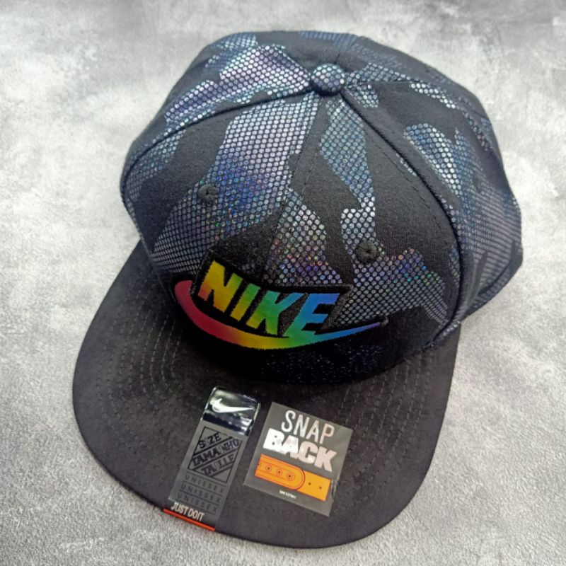 Topi Nike Rainbow Hip Hop Topi Snapback Premium impor