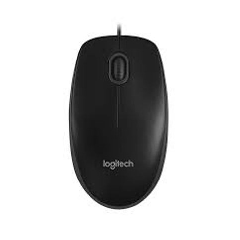 Trend-Paket Mouse Logitech B100 Original USB + Mousepad Jell