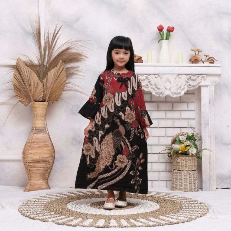SET BAJU BATIK SARIMBIT GAMIS COUPEL SARIMBIT SERAGAM KELUARGA ANAK FAMILY SET MODERN PEKALONGAN 2