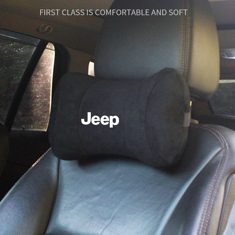 G-club Bantal Leher Bahan Kulit Rusa Memory Foam Untuk Mobil JEEP