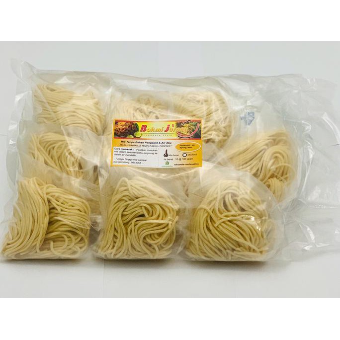 

PROMO Bakmi / Mie Mentah Basah Tanpa Bahan Pengawet & Air Abu | Mie Besar MN258