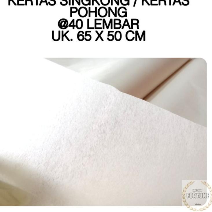 

Bayar di tempat KERTAS SINGKONG/ KERTAS POHONG KEPERLUAN JAHIT ∞∞ (Seller)