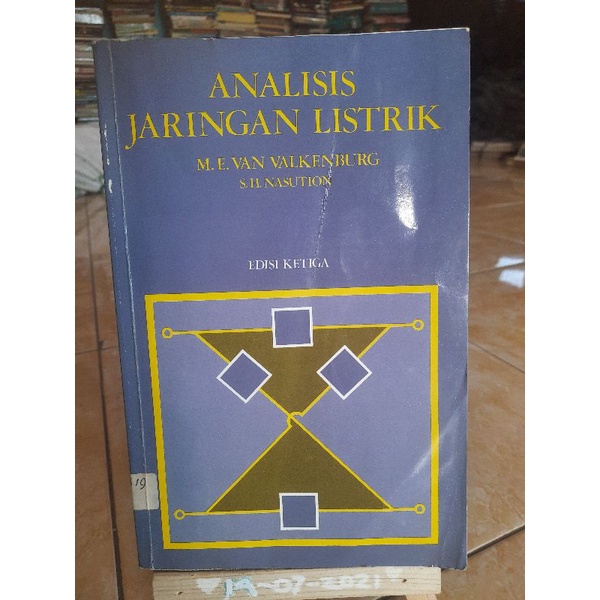 buku analisis jaringan listrik edisi ketiga oleh M. E. Van Walkenburg