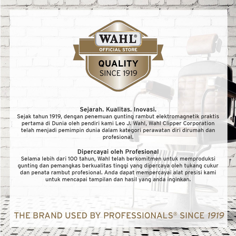 Wahl 5 Star Detailer T-Wide Corded Hair Trimmer - Alat Cukur Rambut, Pemangkas Rambut, Alat Perawatan, Pemotong Rambut-6