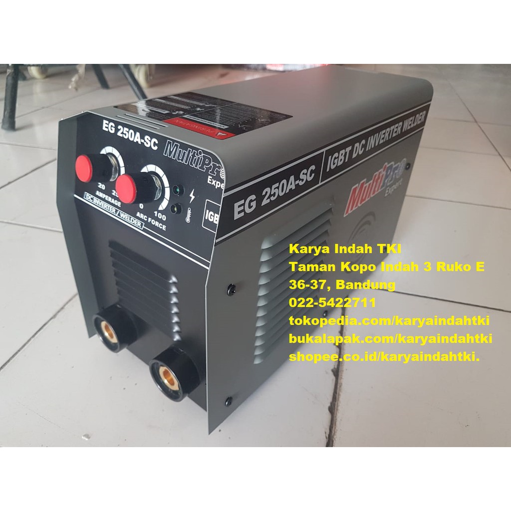 PROMO MURAH  MULTIPRO EG 250 A SC Mesin Las Hemat Listrik 450 Watt Inverter Bisa Genset
