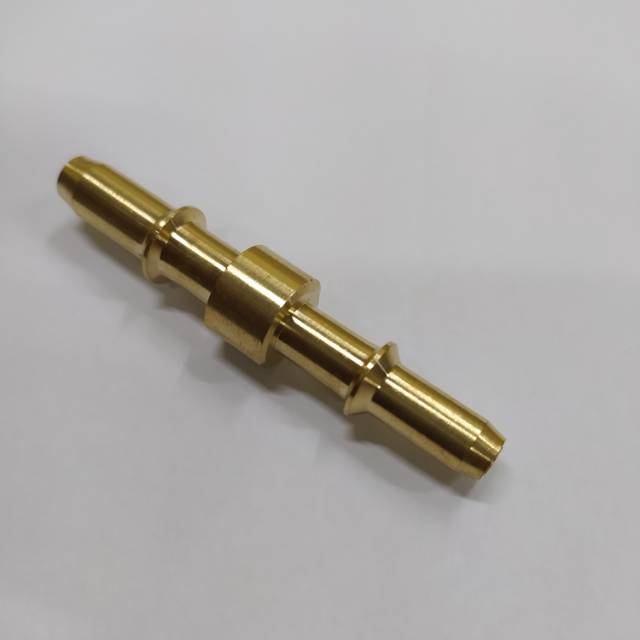 NEPEL SAMBUNGAN SELANG INJEKSI 8mm x 10 mm INJEKTOR PRESSURE FUELPUMP ITC BAHAN KUNINGAN