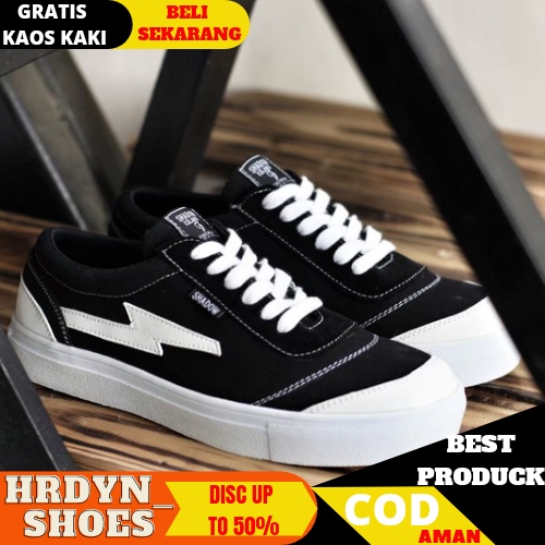 SEPATU SNEAKERS KULIT CASUAL ORIGIN ORIGINAL SHADOW HANDMADE