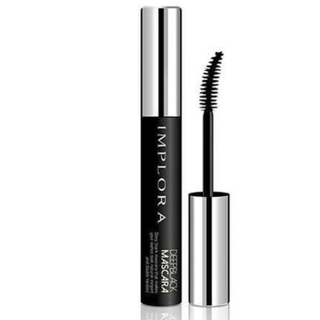 IMPLORA Deep Black Mascara Extra Thick &amp; Extra Black 3.8g