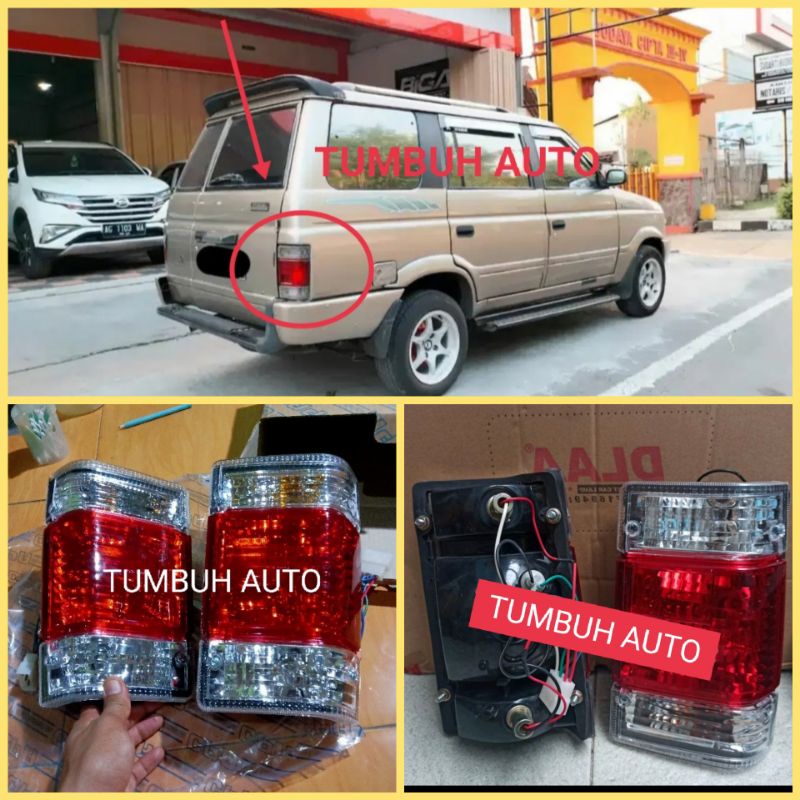 Stoplamp Lampu belakang set isi 2 Isuzu Panther Kristal Higrade Grand royal HI SPORTY Stesen
