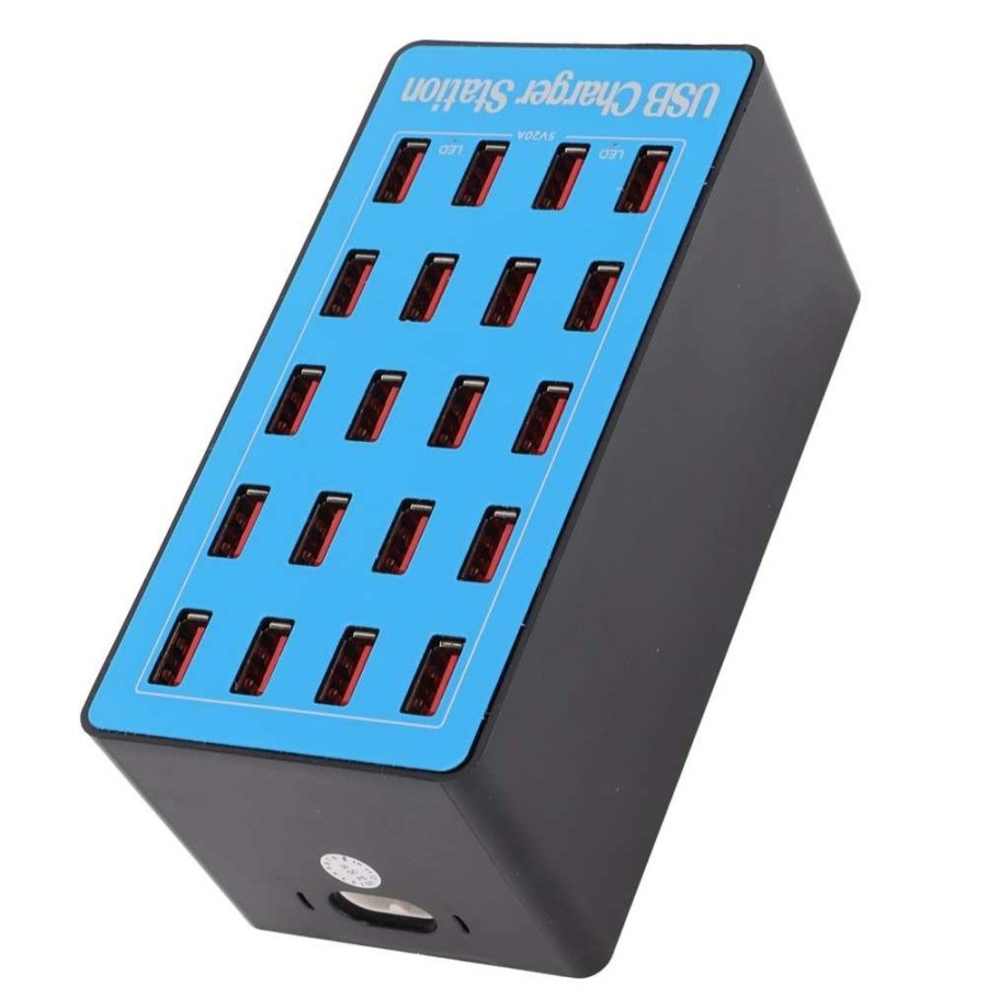 Charger USB 20 Port Fast Charger Smart Desktop USB Charger Station