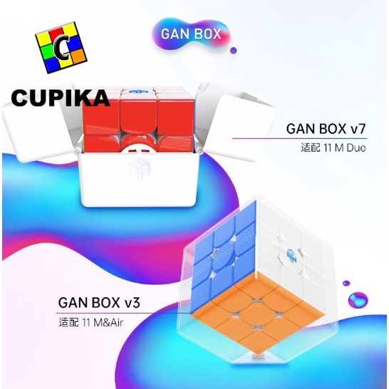 Rubik 3x3 Gan 11 M dan GAN 11 AIR Magnetic 3x3x3 Stickerless