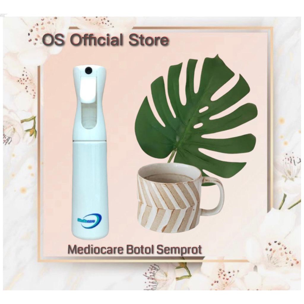 OS Mediocare Botol Semprot Air Fine Mist Atomizer Untuk Alat Pembersih Rumah Tangga