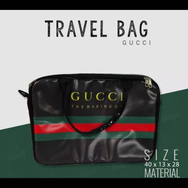 TAS TRAVEL BAGG GUCCI KARAKTER  TAS KOPER TERLARIS