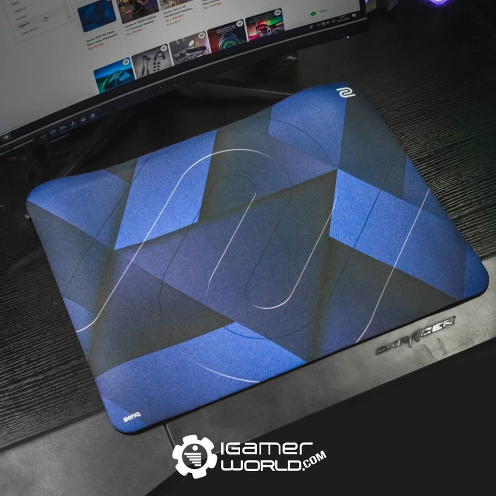 Zowie Gsr Se Deep Blue Large Mousepad Shopee Indonesia