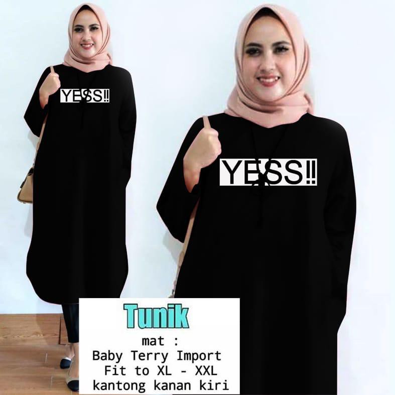 TUNIK YESSS / TUNIK MAMACHI / TUNIK POLOS/ TUNIK CEWEK / TUNIK PANJANG / TUNIK MOTE / TUNIK MUSLIM