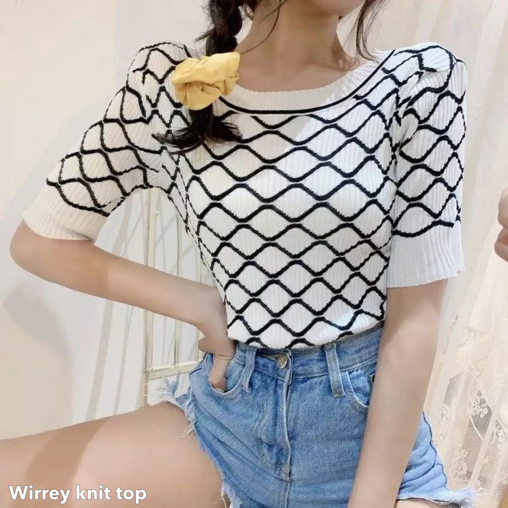 Wirrey knit top -Thejanclothes