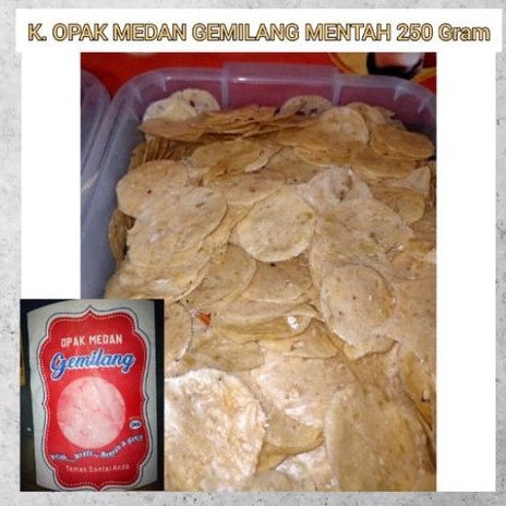 

Kerupuk Opak Medan Gemilang Mentah 250 Gram