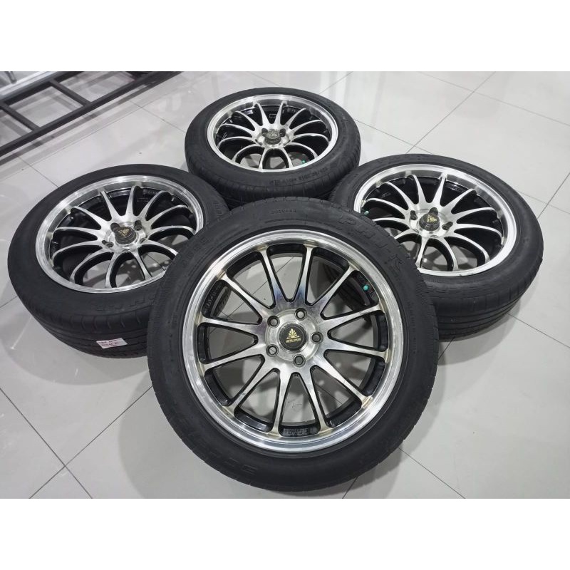 VELG MOBIL BEKAS AUTOSPEED R18X8.5 PCD 5X114 + BAN 235/50 R18