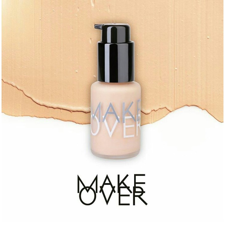 MAKE OVER ULTRA COVER LIQUID MATT FOUNDATION || alas bedak