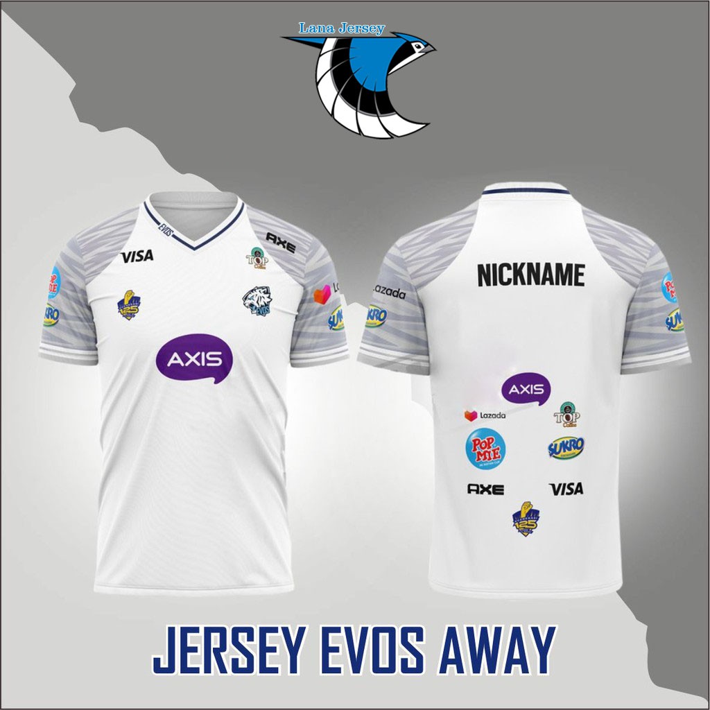 Jersey Gaming Evos Away Terbaru 2021 (free nickname)
