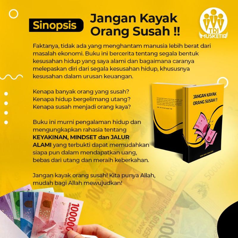 PROMO AWAL TAHUN!!! BUKU JANGAN KAYA ORANG SUSAH