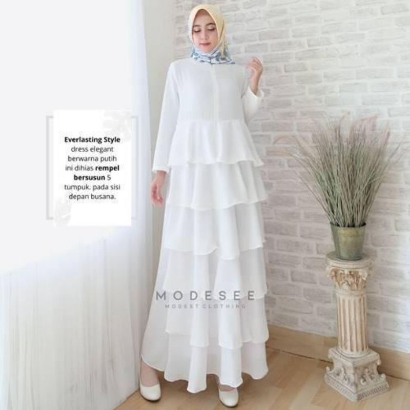 Modesee Dress Ruffle