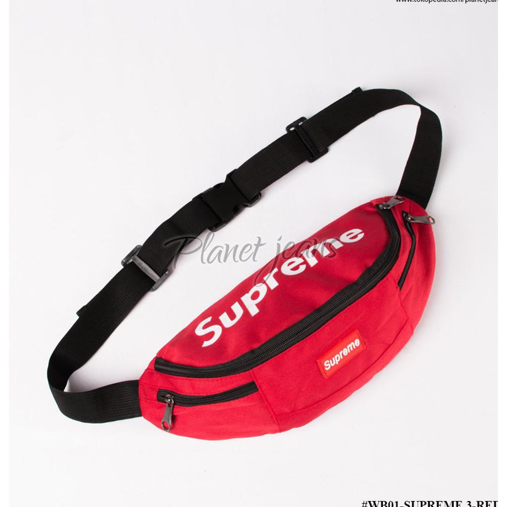 Paling Murah Waist Bag Supreme Ss18 Pria Wanita Bum Bag Tas Pinggang Selempang Kecil Sling