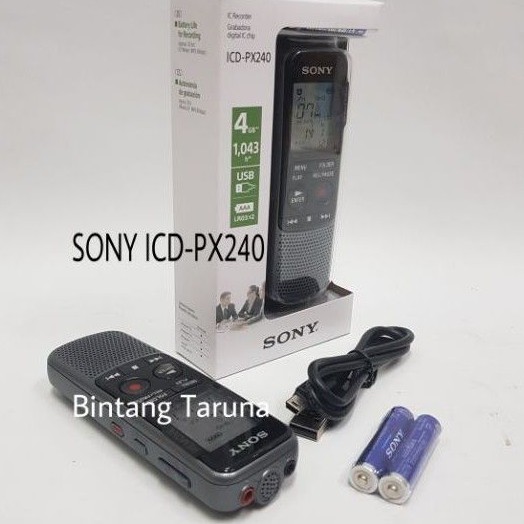 Voice Recorder Sony ICD-PX240 Perekam Suara Sony ICD-PX240