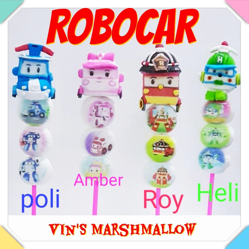 

Vin'S Berry Marshmallow Karakter Robocar - 1pcs
