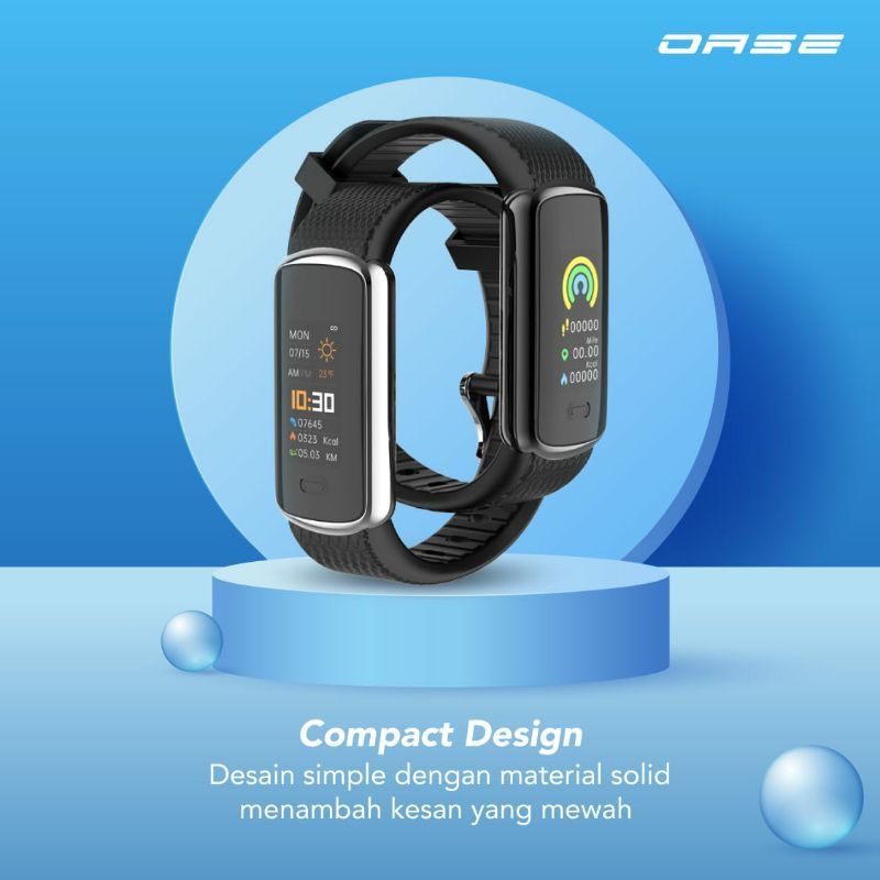 OASE ZEA OW-B1 SMARTBAND WATERPROOF IP67 GARANSI RESMI 1 TAHUN