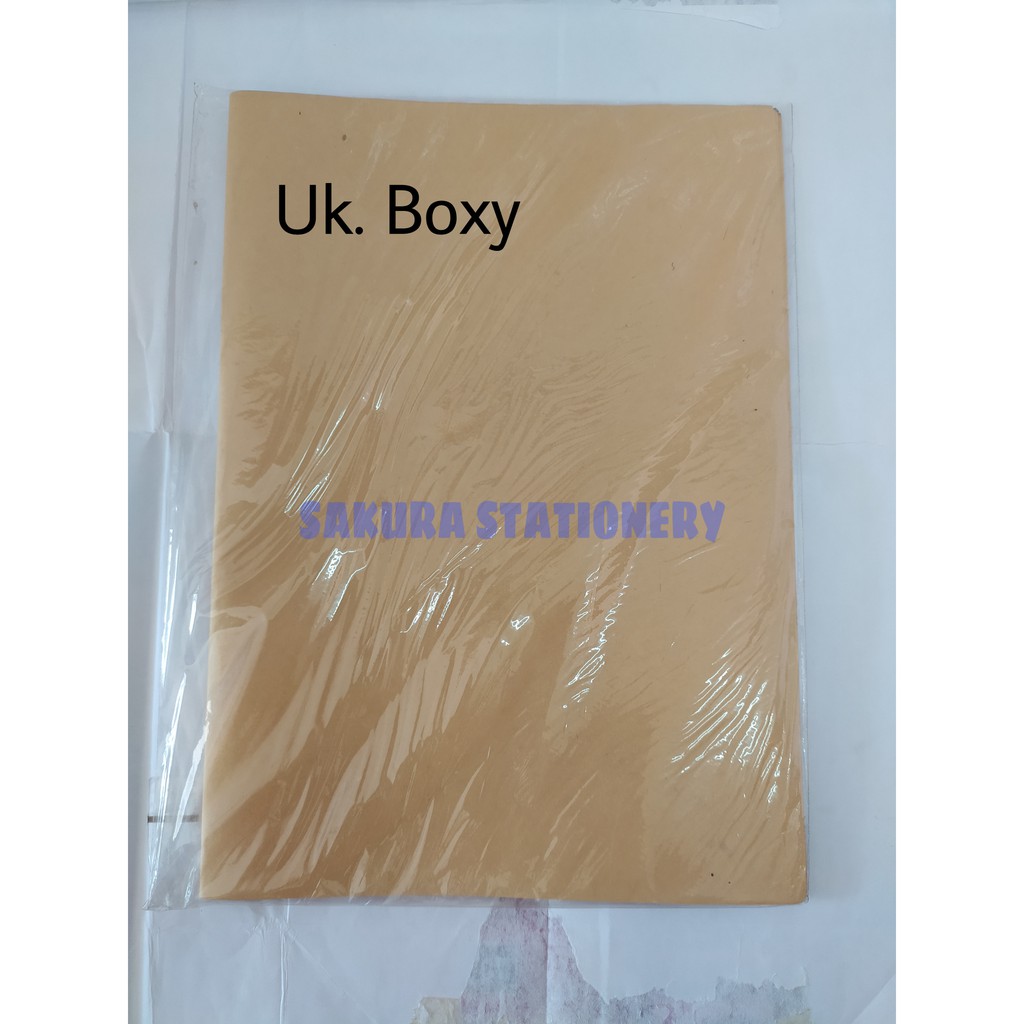 

Sampul Polos Coklat Samson Buku Boxy Pack