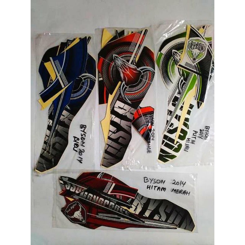 striping variasi ori yamaha byson decal ori yamaha byson stiker motor