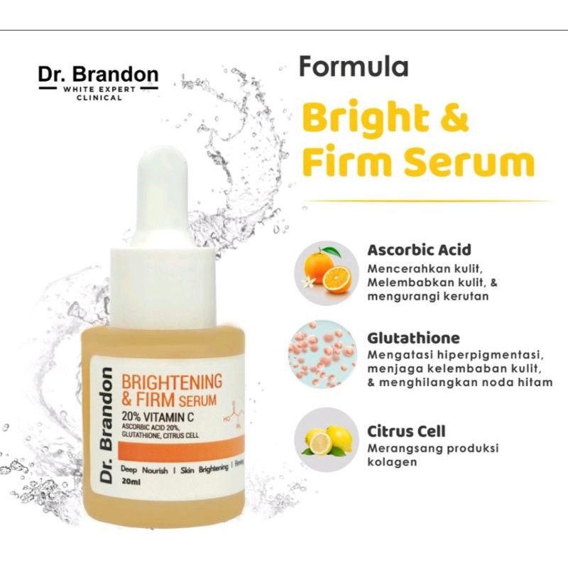 Serum Dr brandon Vitamin C 20% Brightening &amp; Firming Serum