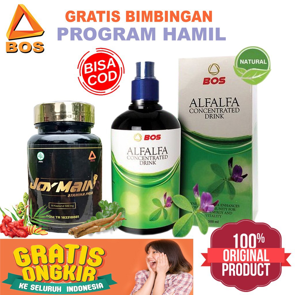 JoyMain & Alfalfa Herbal Bee 100% Original HARGA BISA NEGO (FREE KONSULTASI)