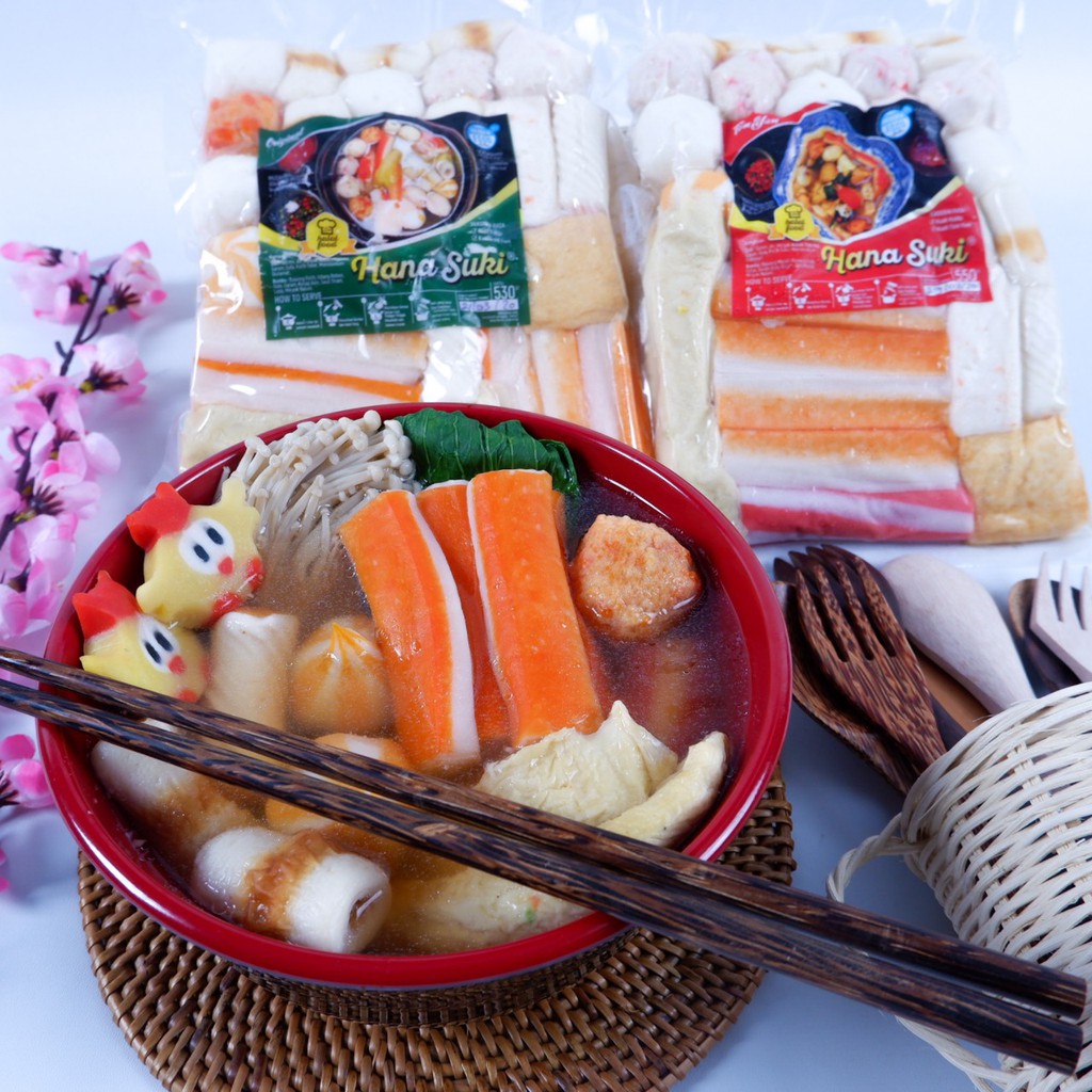 Steamboat / Hanasuki Medium / Paket Hemat Suki Steamboat Halal / Seafood / Frozen Food